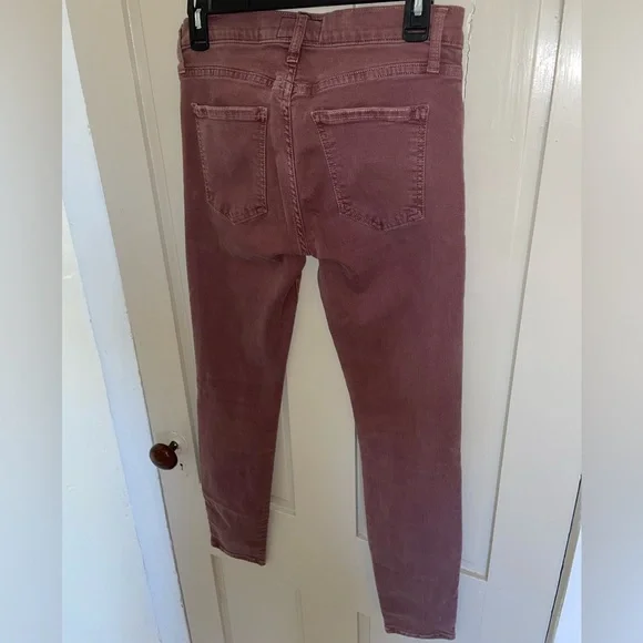 Current/Elliott Dusty Rose Mauve Denim Skinny Jeans Cute Luxury NWOT Summer - Picture 10 of 14